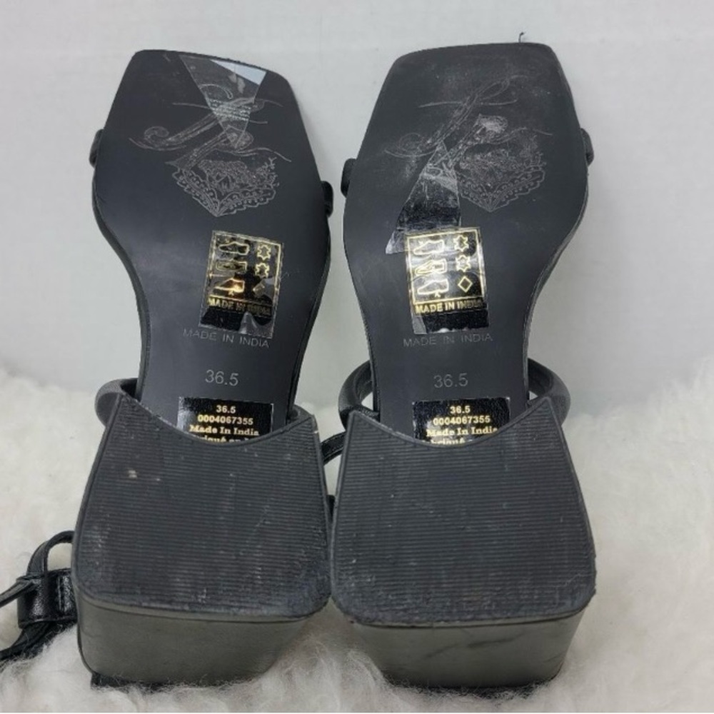 Free People Parker pillow square toe heels in black, BNIB size 6 - Picture 11 of 11